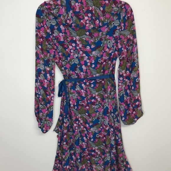 Betsey Johnson Very Cherry Wrap Dress Size 2 - Picture 10 of 11